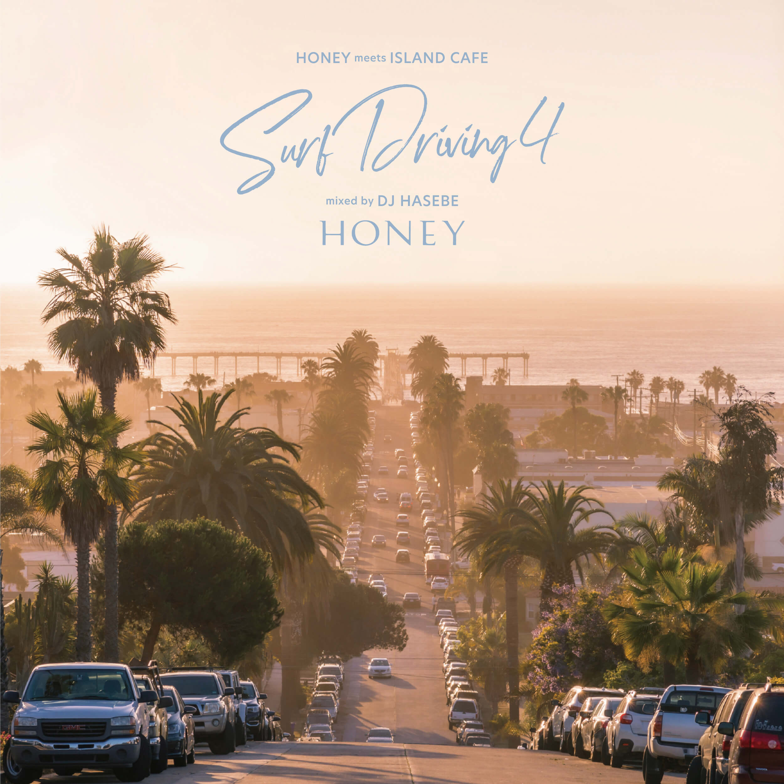 DJ HASEBE『 HONEY meets ISLAND CAFE -SURF DRIVING 4- mixed by DJ HASEBE 』購入特典のご案内の画像